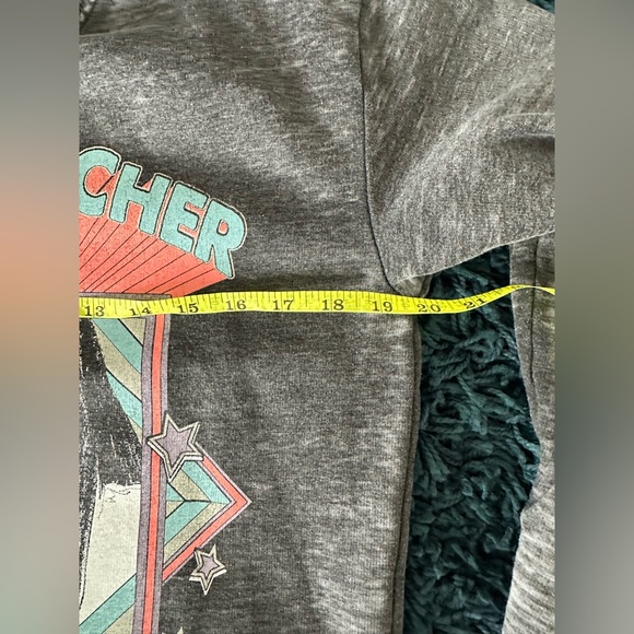 Recycled Karma Grey Burnout Sonny and Cher crewneck Sweatshirt Size Small - Picture 3 of 12